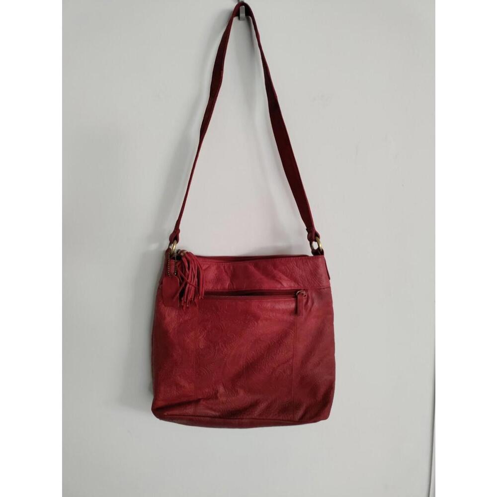 ST JOHNS BAG established 1984 12 Wide 11 High 32 Inch Straps Red